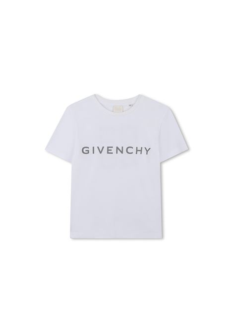 T-Shirt GIVENCHY 4G Bianca GIVENCHY KIDS | H3071810P